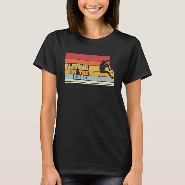 Levande vid Kant:s klimatidé om bouldering T Shirt (Framsida)