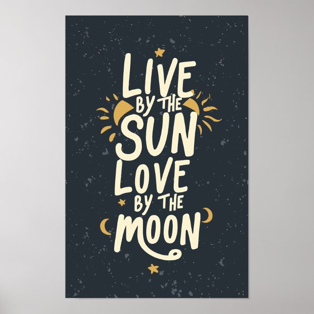 Levande vid Sol - Uppmjukande citat Poster (Framsidan)