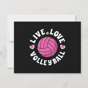 Levande volleyboll för kvinnor flickor Volleyball OSA Kort