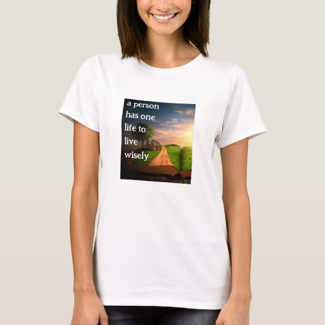 Levande Wisely (v3 light) T-Shirt (Framsida)