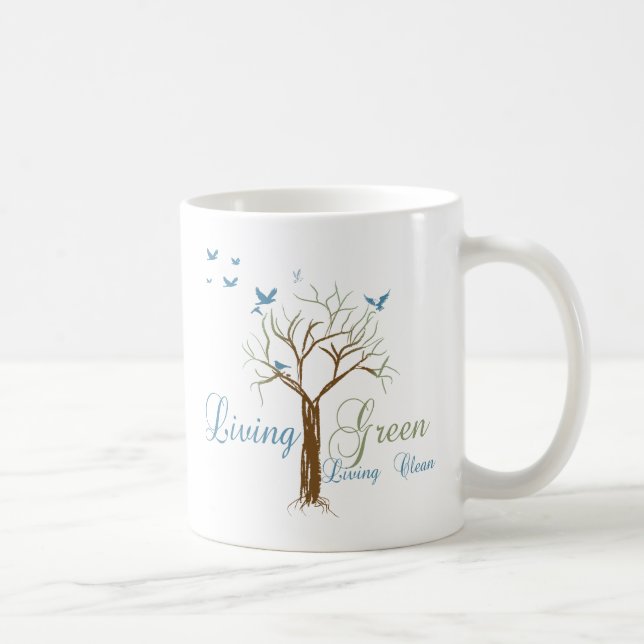 LevandeGrön Kaffemugg (Höger)