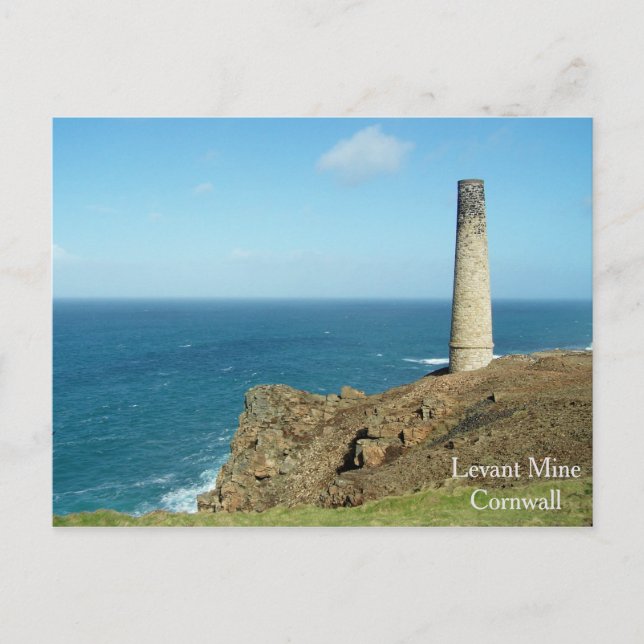 Levant Mine Cornwall England Poldark Location Vykort (Framsida)