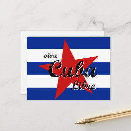 Leve Cuba Libre, Havana, Fidel Castro, Che Guevara Vykort