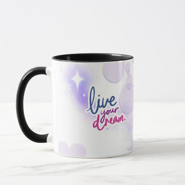 LEVE DIN DREAM MUGG (Vänster)