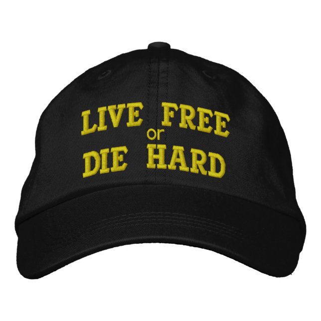 LEVE FREE ELLER DIE HARD BRODERAD KEPS (Framsida)