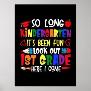 Leve Kindergarten First Klass Lärare Poster