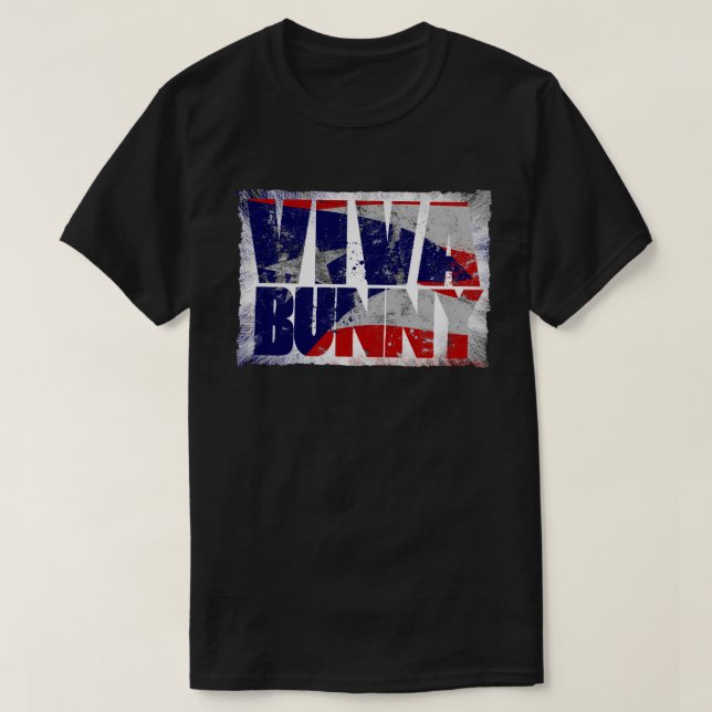 Leve Puerto Rico kanin T Shirt (Design framsida)