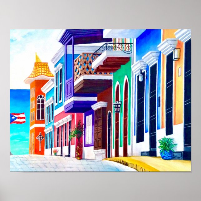 ¡Leve Puerto Rico! Poster (Framsidan)