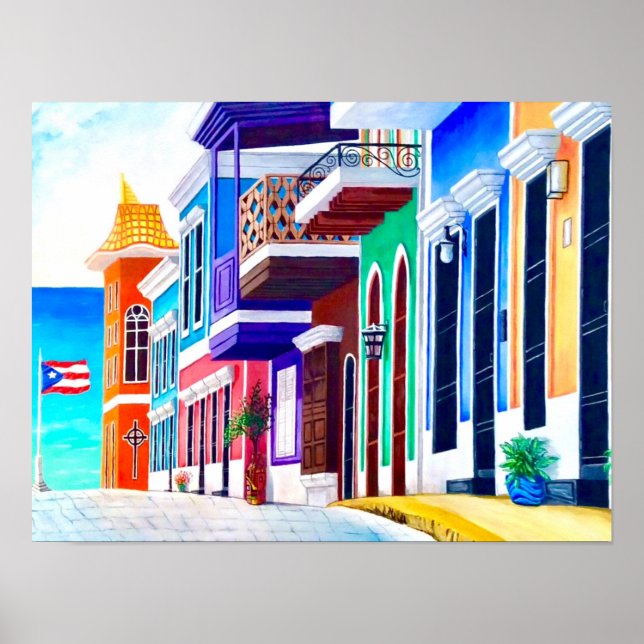 ¡Leve Puerto Rico! Poster (Framsidan)