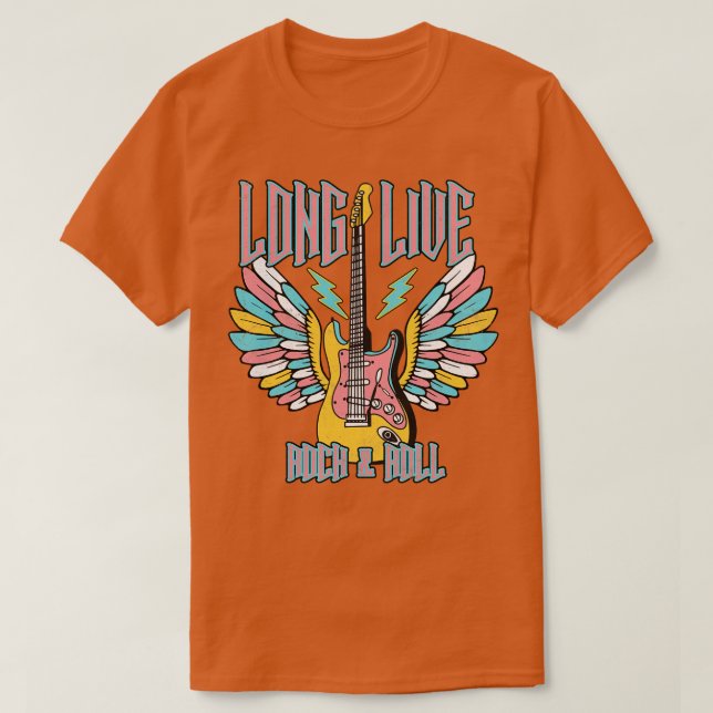 Leve Rock and roll T Shirt (Design framsida)