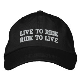 LEVE TO RIDE RIDE TO LIVE BRODERAD KEPS