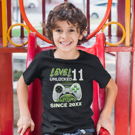 Level 11 Unlocked - Fun Birthday 11 Gamer T Shirt