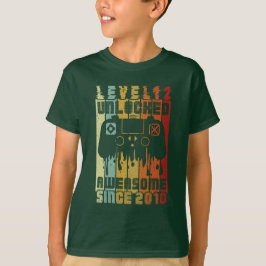Level 12 glad födelsedag 2010 t-shirt