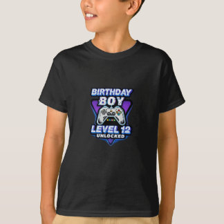 Level 12 Unlocked Gamer Shirt – Kids Gaming T