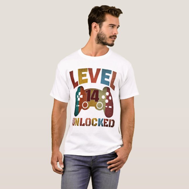 LEVEL 14 UPPLÅST T-Shirt (Hel framsida)