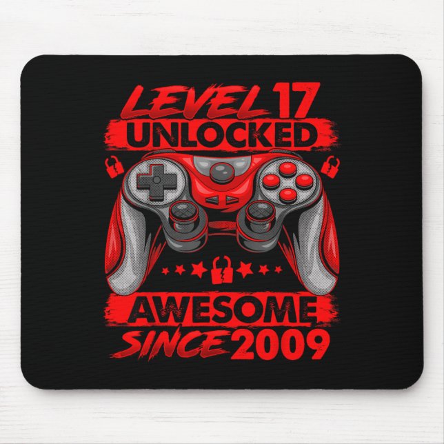 Level 17 Unlocked 17 Year Old Boys 17th Birthday B Musmatta (Framsidan)