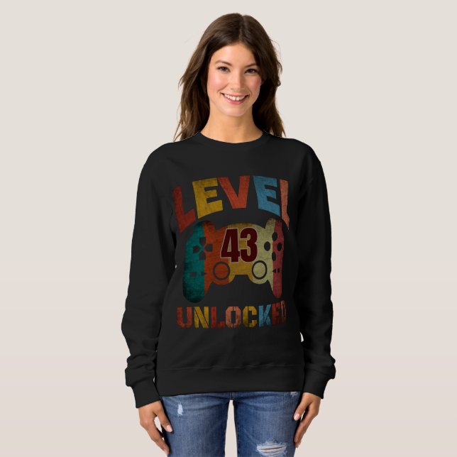 LEVEL 43 UPPLÅST  T SHIRT (Hel framsida)