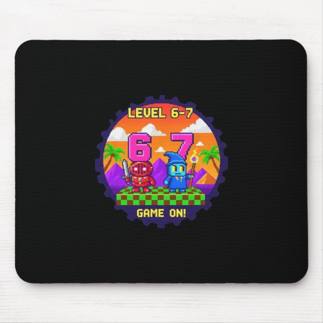 Level 6 7 Gaming Pixel Art Six Seven Gamers  Musmatta (Framsidan)