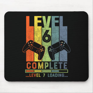 Level 6 Komplett present till gamer 6 års bröllops Musmatta