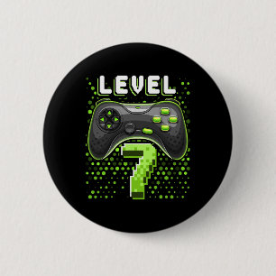 Level 7 TV-spelskontroll 7-års födelsedagsdag spel Knapp