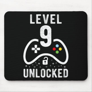Level 9 Unlocked Video Game 9th Birthday Gift  Musmatta