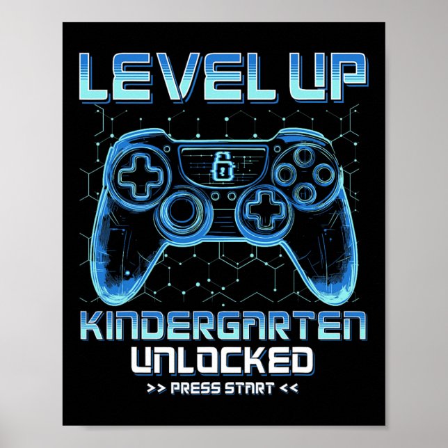 Level Kindergarten Unlocked Back To School Video G Poster (Framsidan)