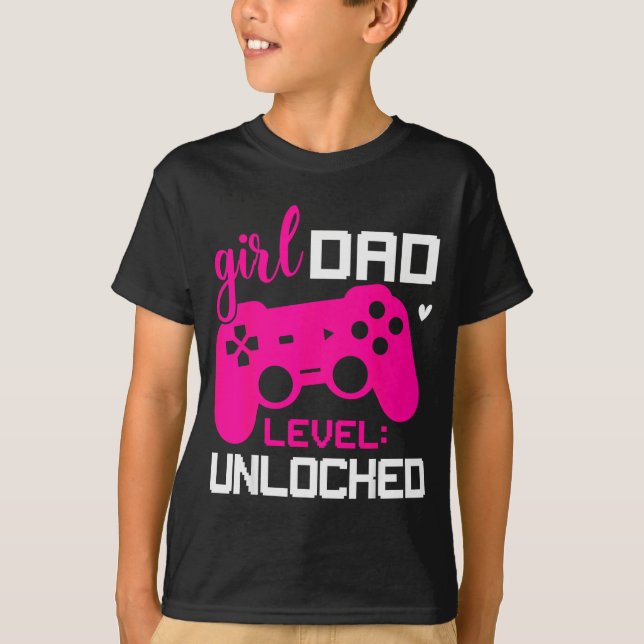 Level_ Unlocked New For Hostal  T Shirt (Framsida)