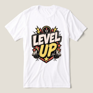 LEVEL UP camiseta deportiva T Shirt