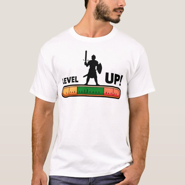 Level Up! (D) T Shirt (Framsida)