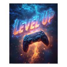Level Up — Episk Gamer Poster