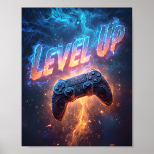 Level Up — Episk Gamer Poster
