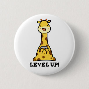 Level Up Funny Giraffe Pun Knapp