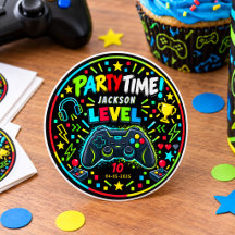 Level Up Gamer 10-års födelsedags pojke fest