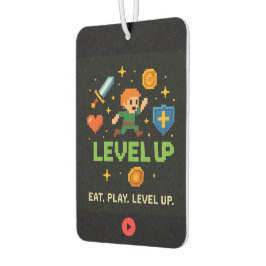 Level Up Gamer Air Freshener – Pixel Retro Style