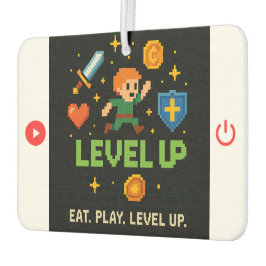 Level Up Gamer Luftfräschare – Retro Pixel Art
