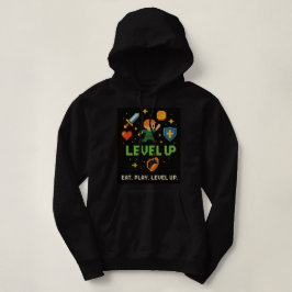 Level Up Gamer Women’s Hoodie – Retro Pixel Style T Shirt