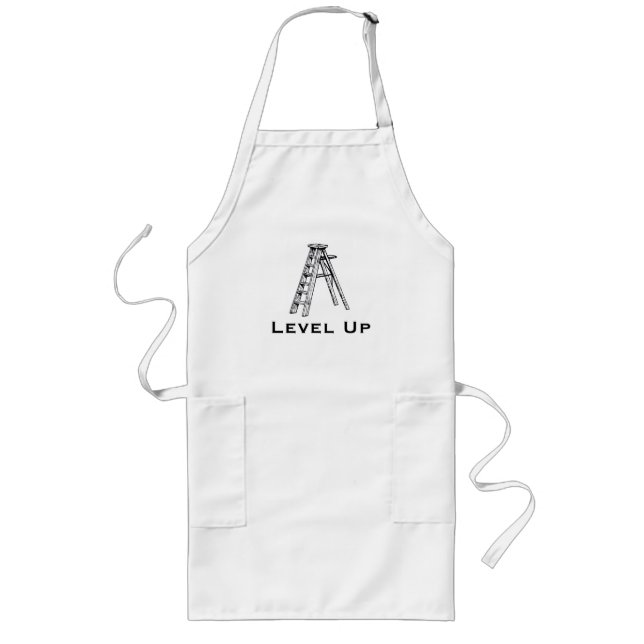 Level Up  Långt Förkläde (Framsidan)