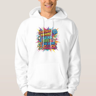 "Level Up Retro Gamer Tröja" Hoodie