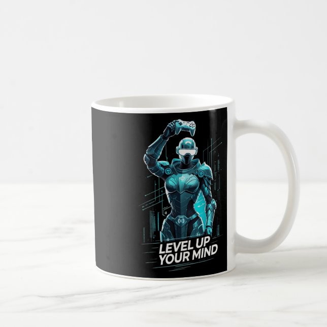 Level Up Your Mind Ai Gamer  Kaffemugg (Höger)