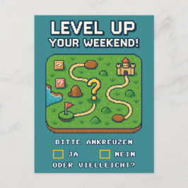 Level Up Your Weekend! Vykort
