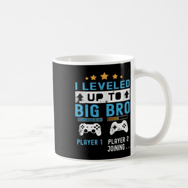 Leveled Up To Big Bro - Gamer New Player Joining S Kaffemugg (Höger)