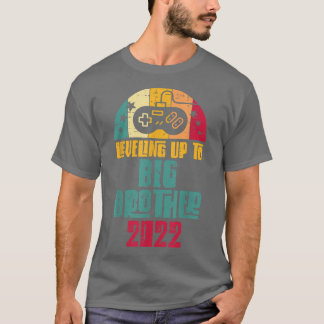 Leveling Up Big Brother 2022 Game Controller Pregn T Shirt