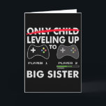 Leveling Up To Big Sister Tröja - Dataspelare Kort<br><div class="desc">Leveling Up To Big Sister Tröja - Dataspelare</div>
