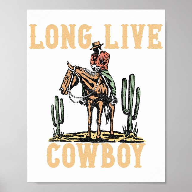 Lever cowboy poster (Framsidan)