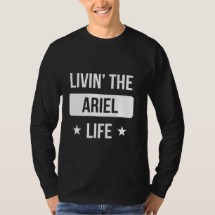 Lever det Ariel-livet Familjeåterträff Squad Först T Shirt