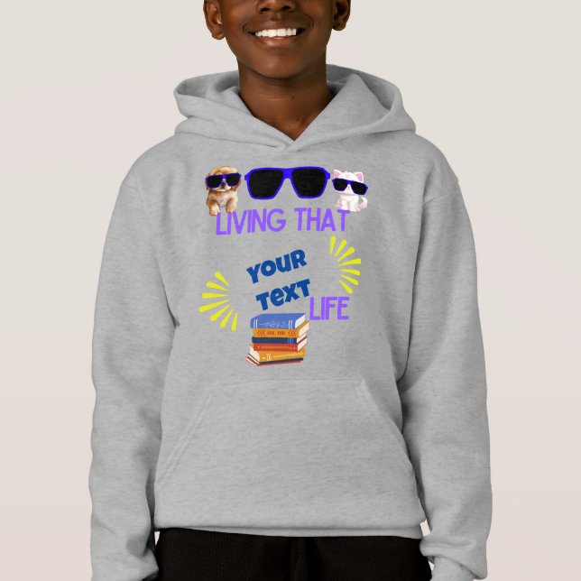 “Lever det [betyg] Livet” Anpassningsbart T Shirt (Framsida)