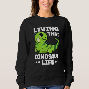 Lever Det Dinosaurieliv Citat För En Leguan T Shirt