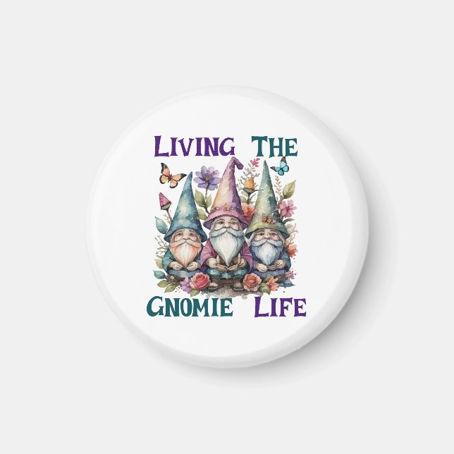 Lever det gnomiska livet magnet (Framsidan)