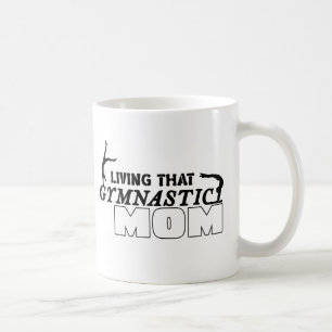 Lever Det Gymnastikmamma, Gymnastikälskare Kaffemugg