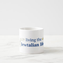 Lever det juditalienska livet Espressokopp